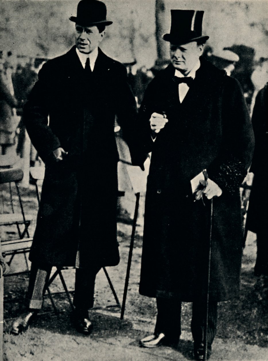 I Hyde Park med kronprinsen av Sverige, 1917, 1945. av Unbekannt