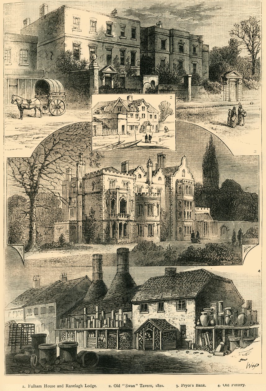 Inn og ut om Fulham, c1878. av Unbekannt