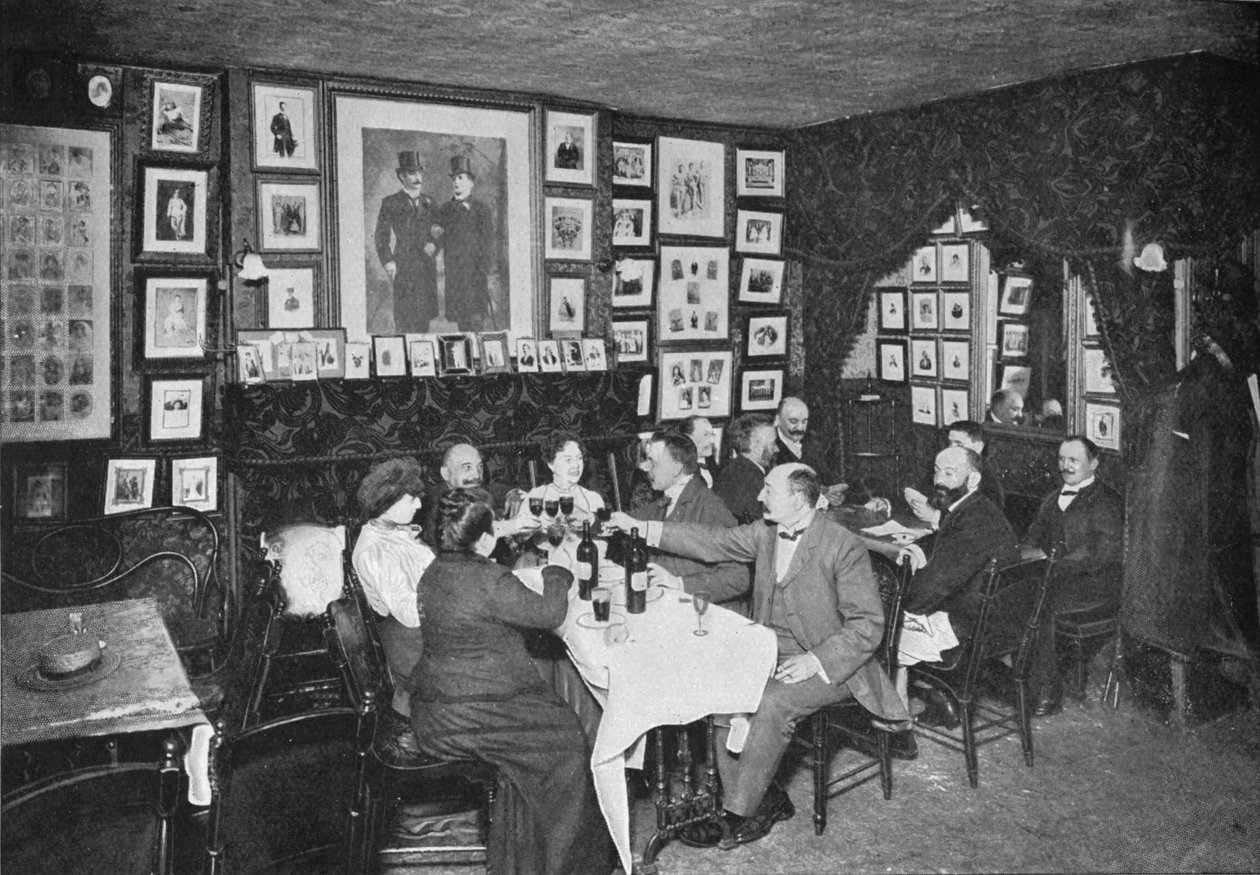 I Artistes Club, London, c1901 1901 av Unbekannt