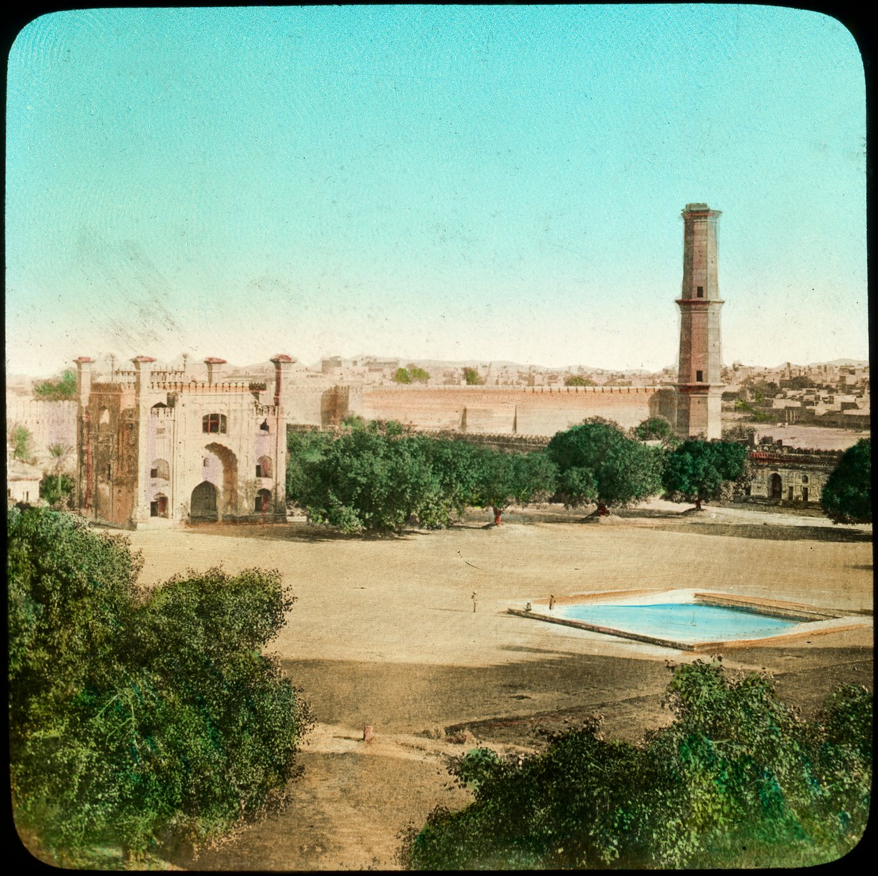 I fortet, Lahore, India, sent på 1800- eller begynnelsen av 1900-tallet av Unbekannt