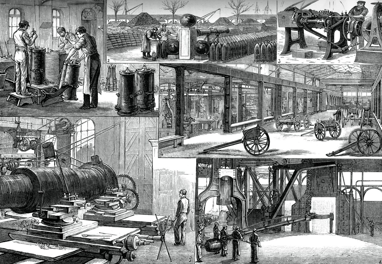 I Royal Arsenal, Woolwich, c1880 av Unbekannt