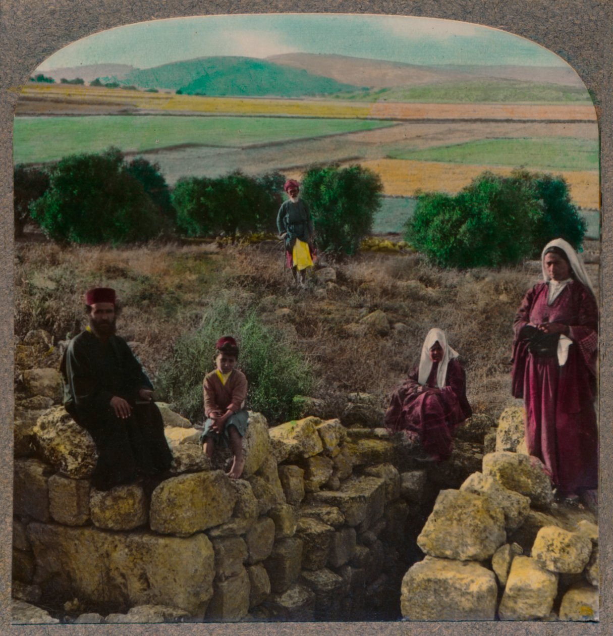 I Shepherds Field, Betlehem, ca 1900 av Unbekannt