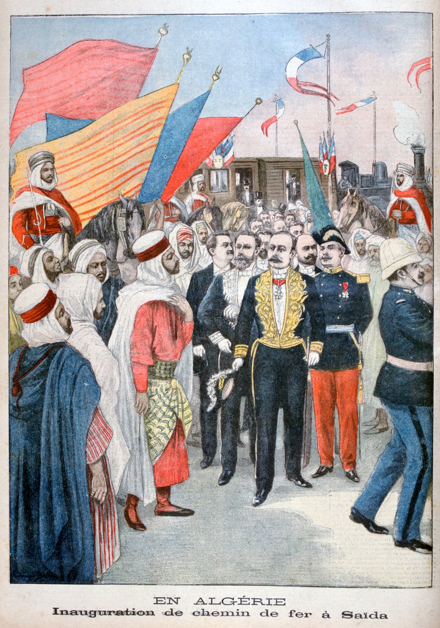 Innvielse av jernbane, Saida, Algerie, 1900 av Unbekannt