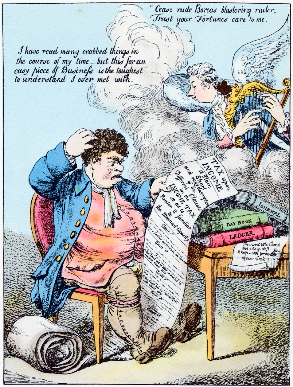 Inntektsskatt, 1798 av Unbekannt