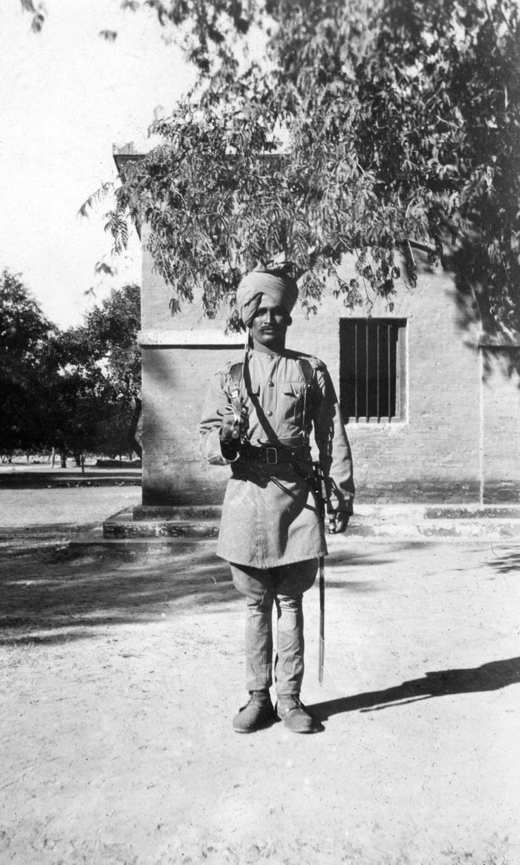 Indisk lanser, Mathura, India, 1916-1917 av Unbekannt