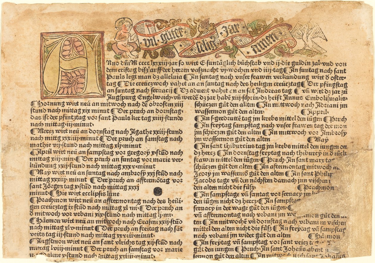 Initial A and a New Year