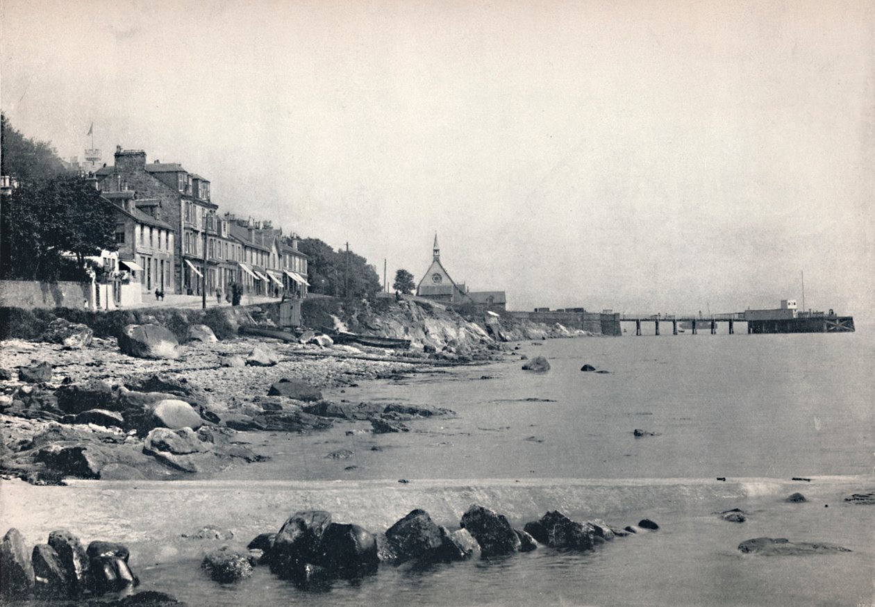 Innellan - Viser Rocky Beach og Steamboat Pier, 1895 av Unbekannt