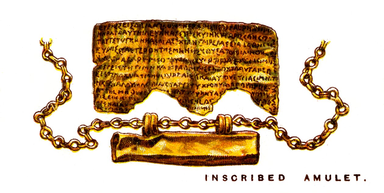 Innskrevet amulett, 1923 av Unbekannt