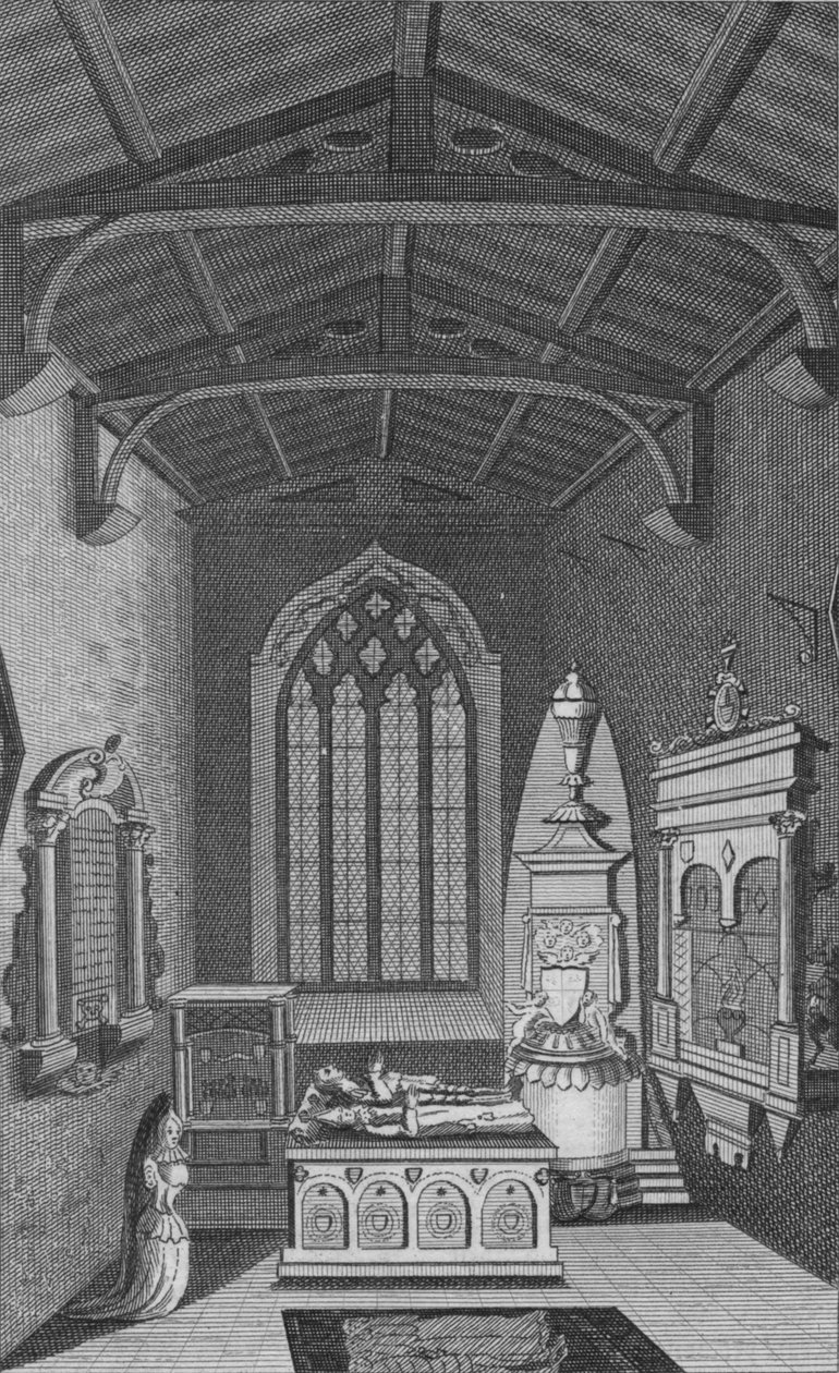 Innsiden av Unions kapell i Faringdon Church, 1796. av Unbekannt