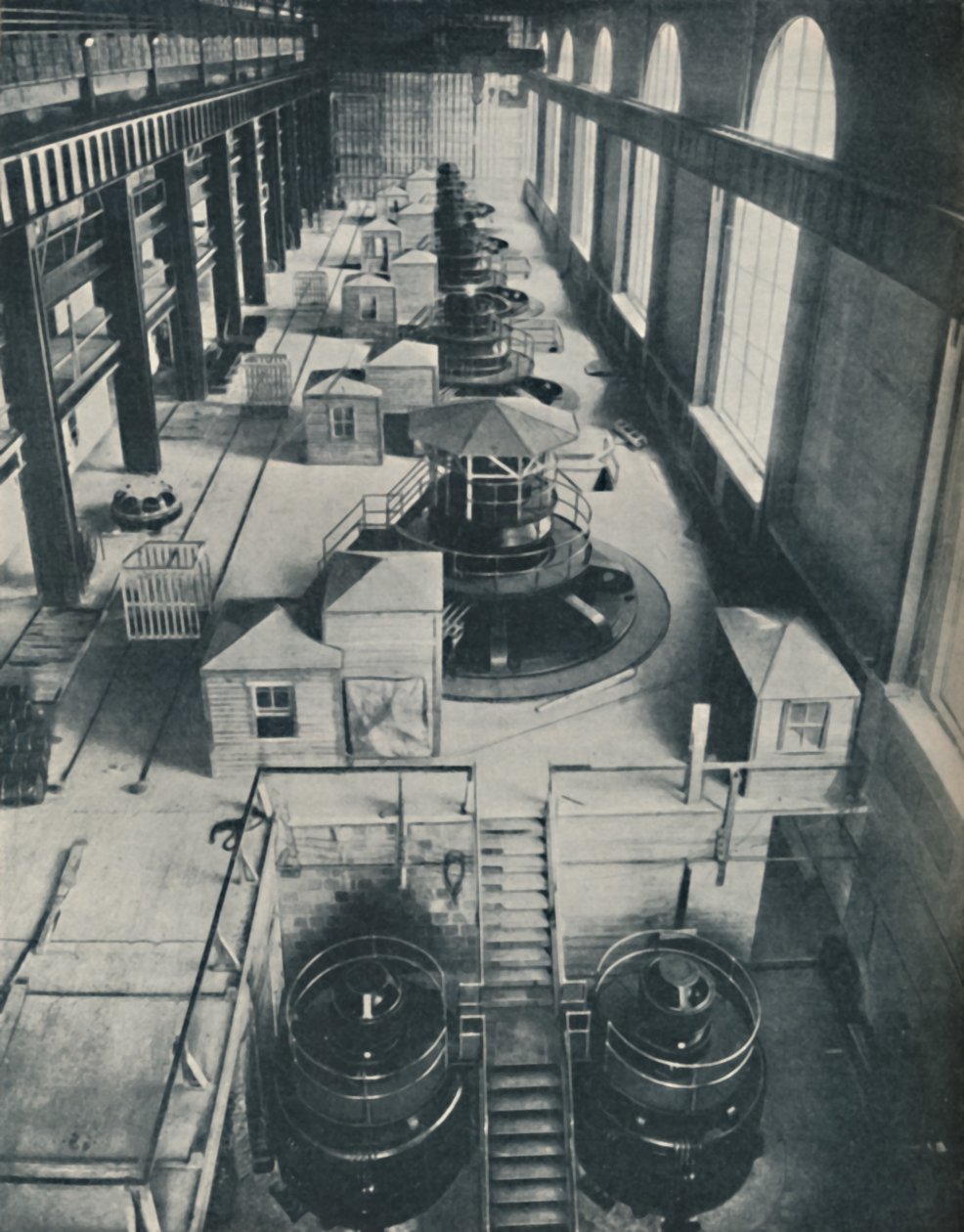 Kraftinstrumenter for det brusende vannet i Niagara-elven, c1935 av Unbekannt