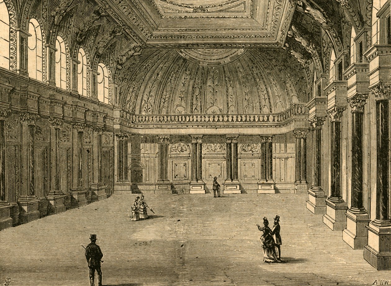 Interiør i Drapers Hall, 1897. av Unbekannt
