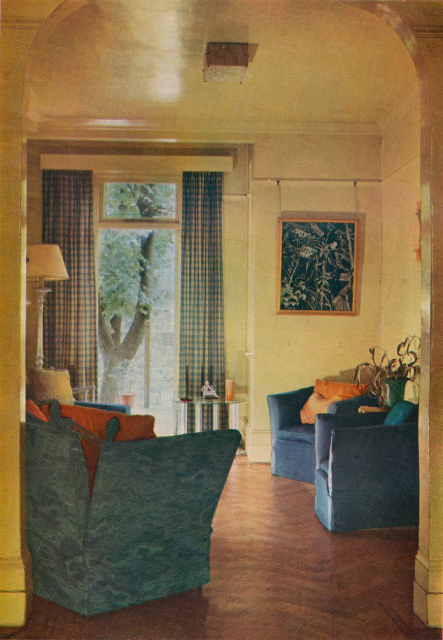 Interiør av fru Ewart Sofios hus, 25 Bark Place, Bayswater, London, 1932 av Unbekannt