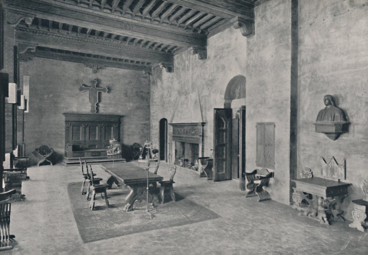 Interiør av Palazzo Davanzati, 1928 av Unbekannt