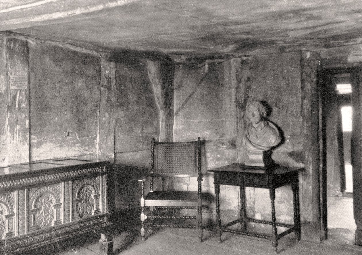 Interiør i Shakespeares hus, Stratford-upon-Avon, Warwickshire, England, 1924-1926 av Unbekannt