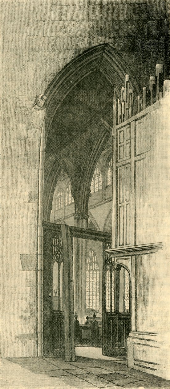 Interiør i Trinity Church, 1898. av Unbekannt