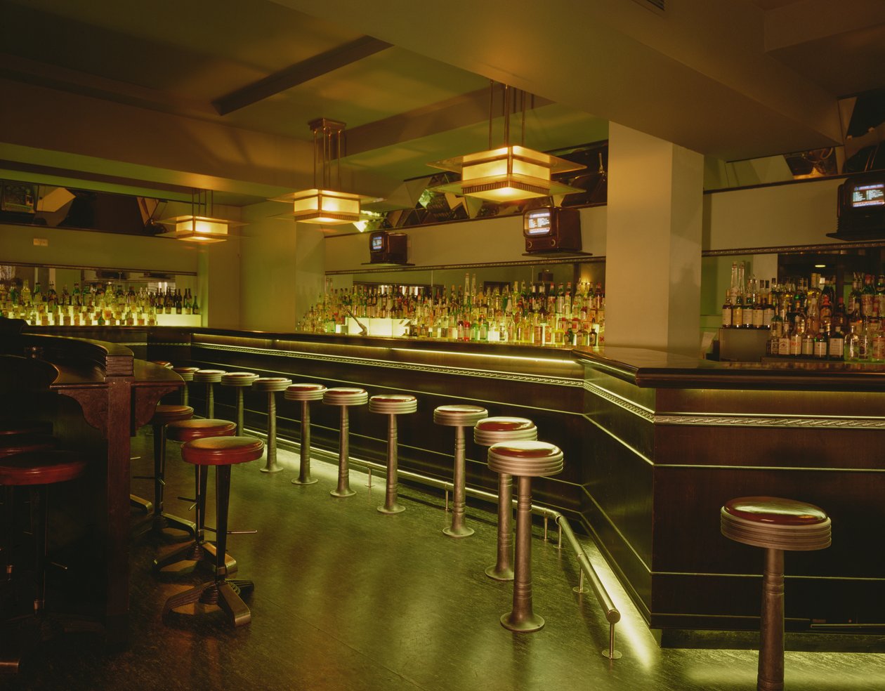 Interiør i en bar, Soho, London, ca. 1987 (bilde) av Unbekannt