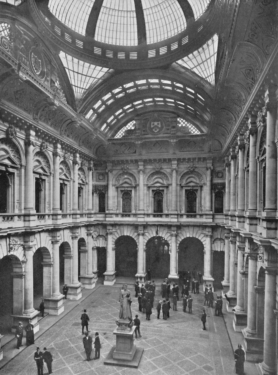Interiør av Royal Exchange, City of London, c1910 1911 av Unbekannt