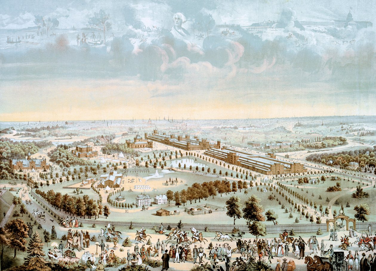 Internasjonal utstilling av 1876 holdt i Philadelphia, Pennslvania, USA, 1876 av Unbekannt