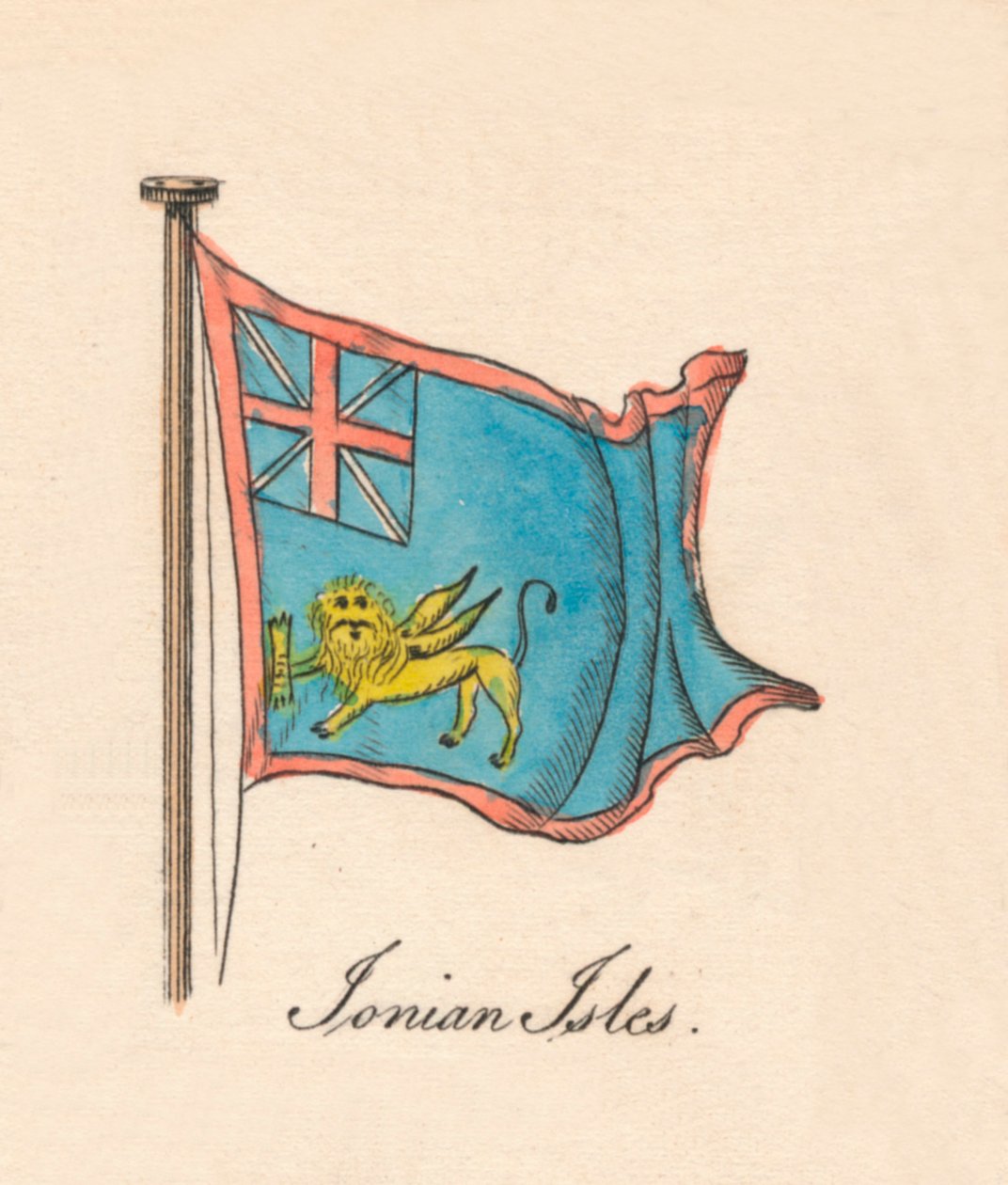 Joniske øyer, 1838 av Unbekannt