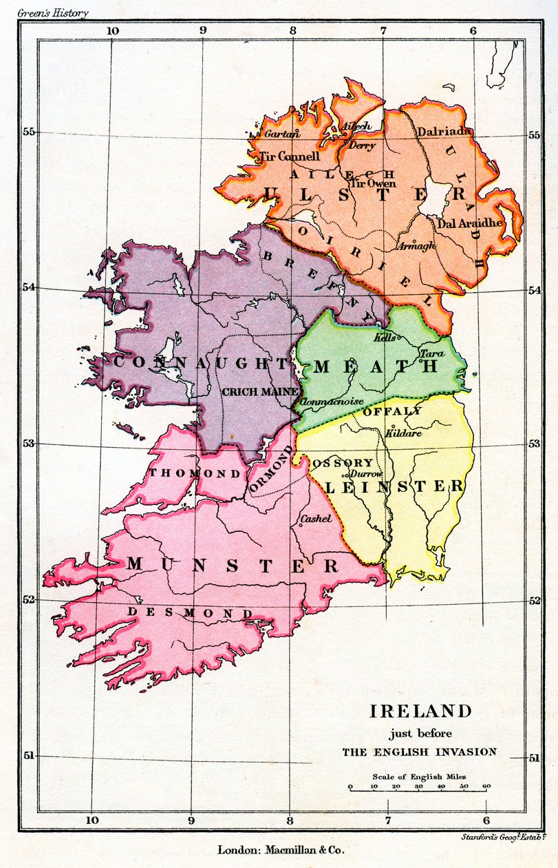 Irland like før den engelske normanniske invasjonen, 1169 1893 av Unbekannt