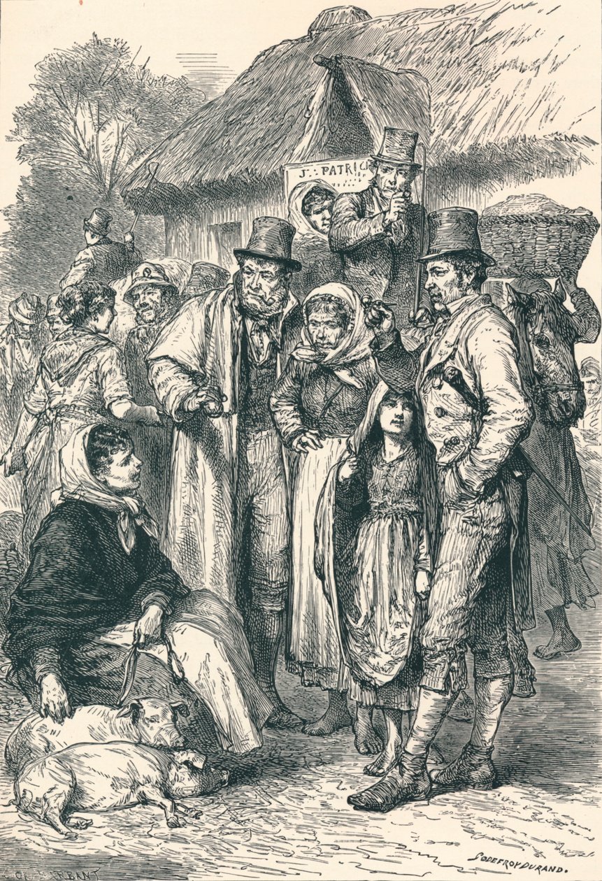 Irske bønder, 1896 av Unbekannt