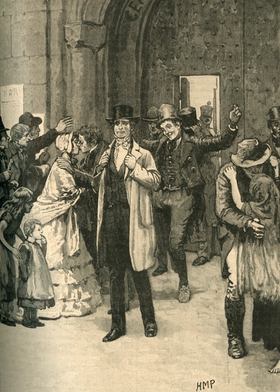 Irske fanger frigjort under Lord Mulgraves fremgang, 1836 c1890. av Unbekannt
