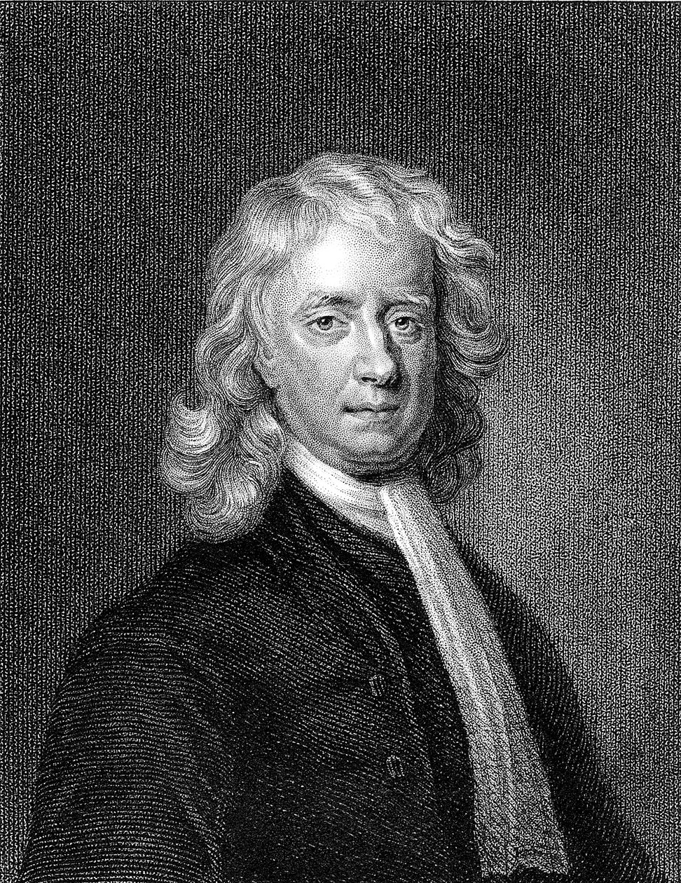 Isaac Newton , engelsk matematiker og fysiker av Unbekannt
