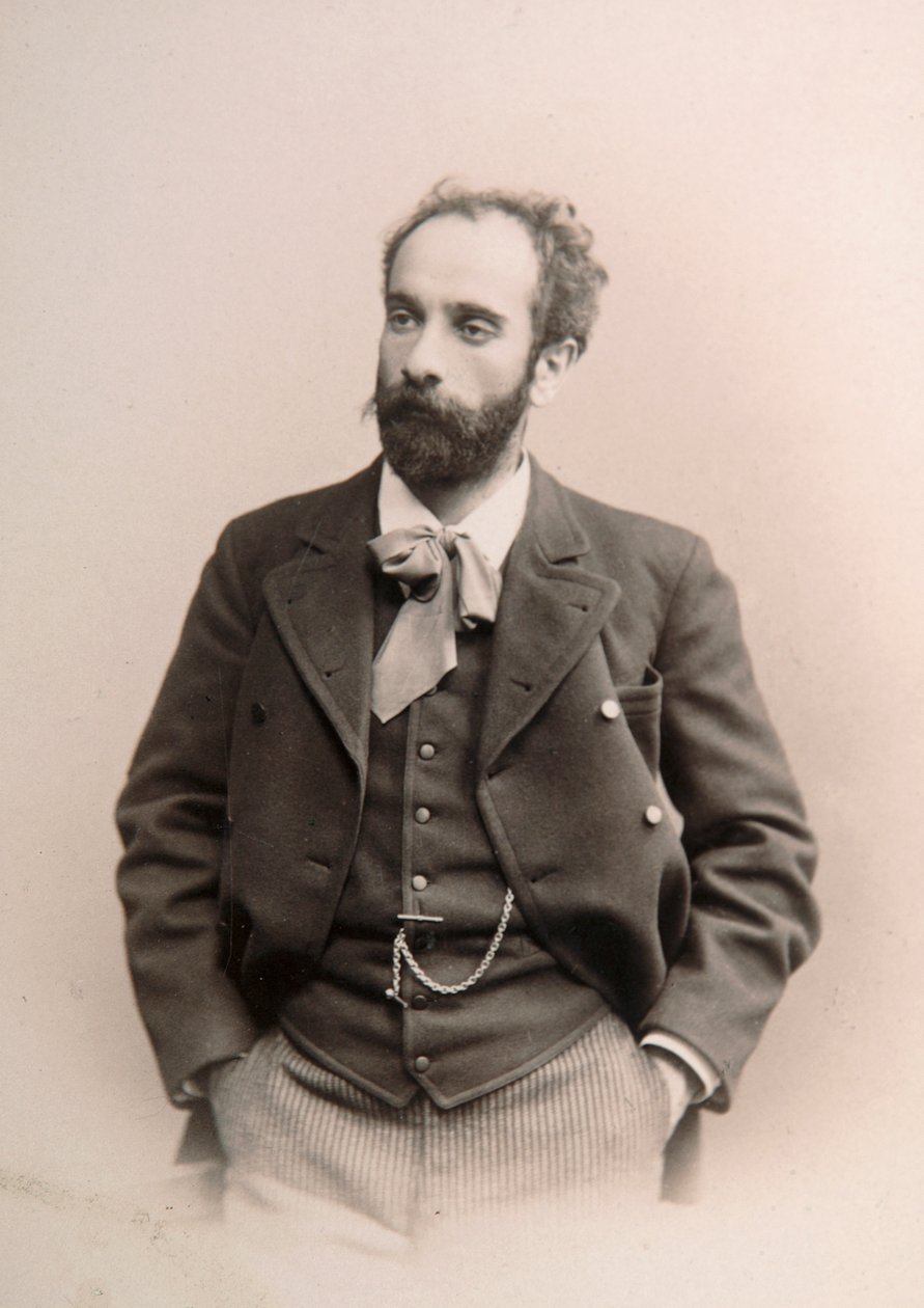 Isaak Levitan, russisk kunstner, c1880-c1890s av Unbekannt