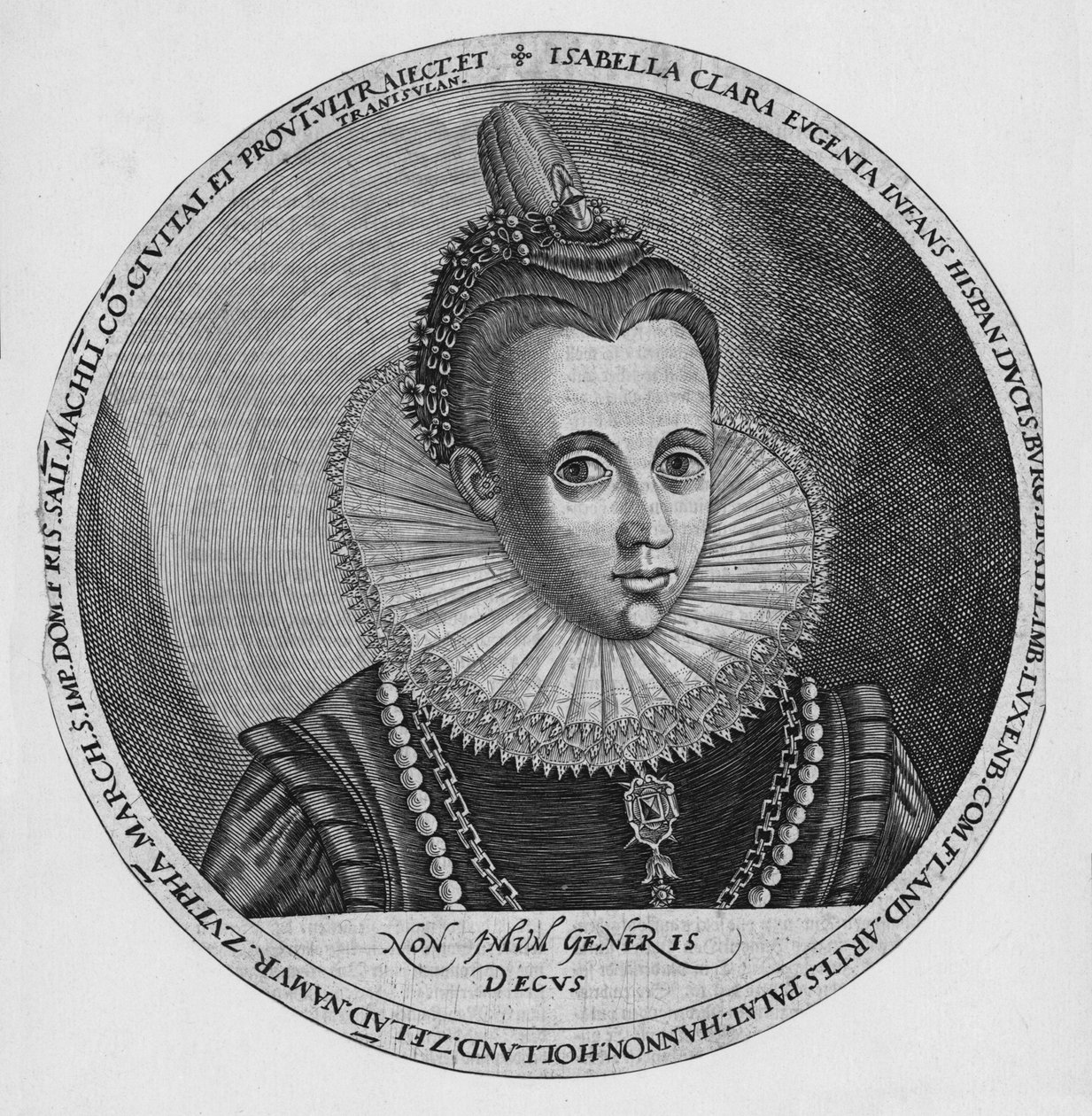 Isabella Clara Eugenie. av Unbekannt