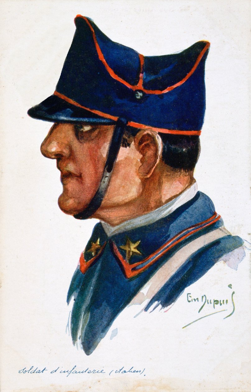 Italiensk infanterisoldat, 1914-1918 av Unbekannt