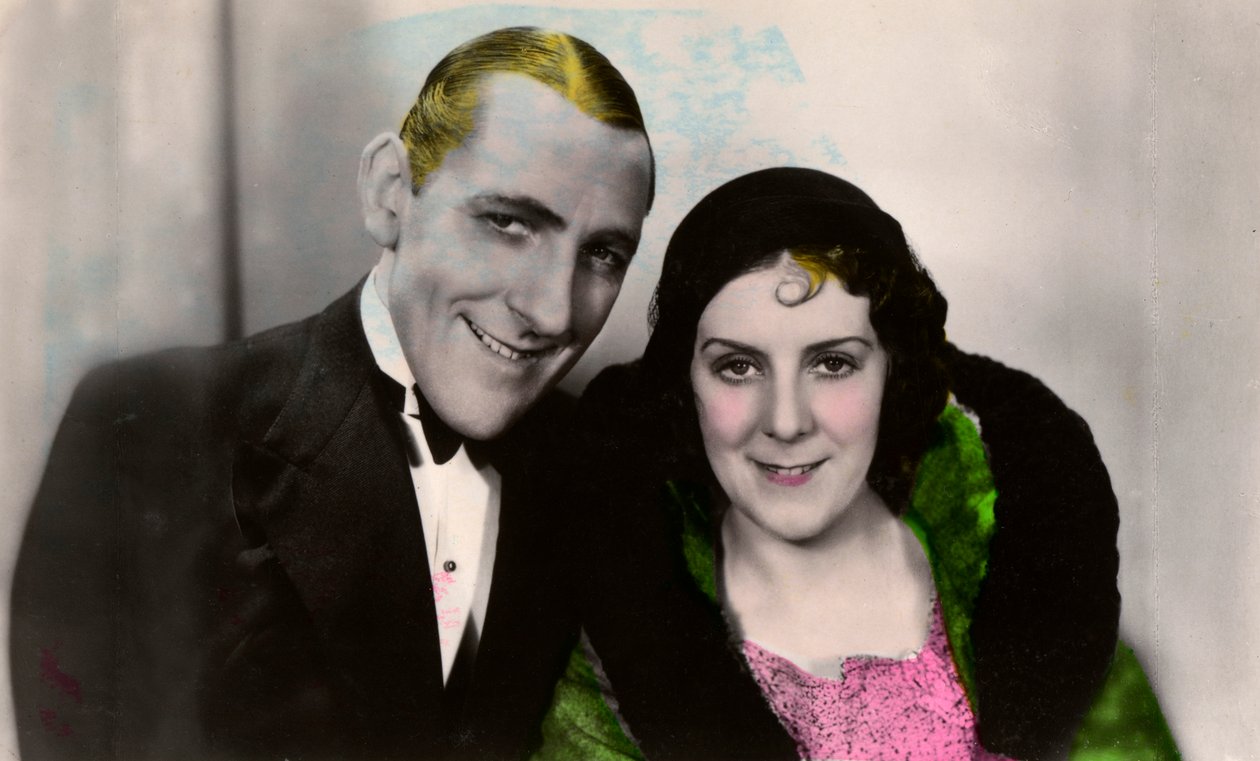 Jack Hulbert 1892-1978 og hans kone Cicely Courtneidge 1893-1980, engelske skuespillere, 1900-tallet av Unbekannt
