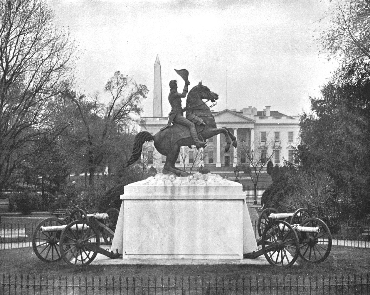 Jackson-statuen, Lafayette Square, Washington DC, USA, c1900. av Unbekannt