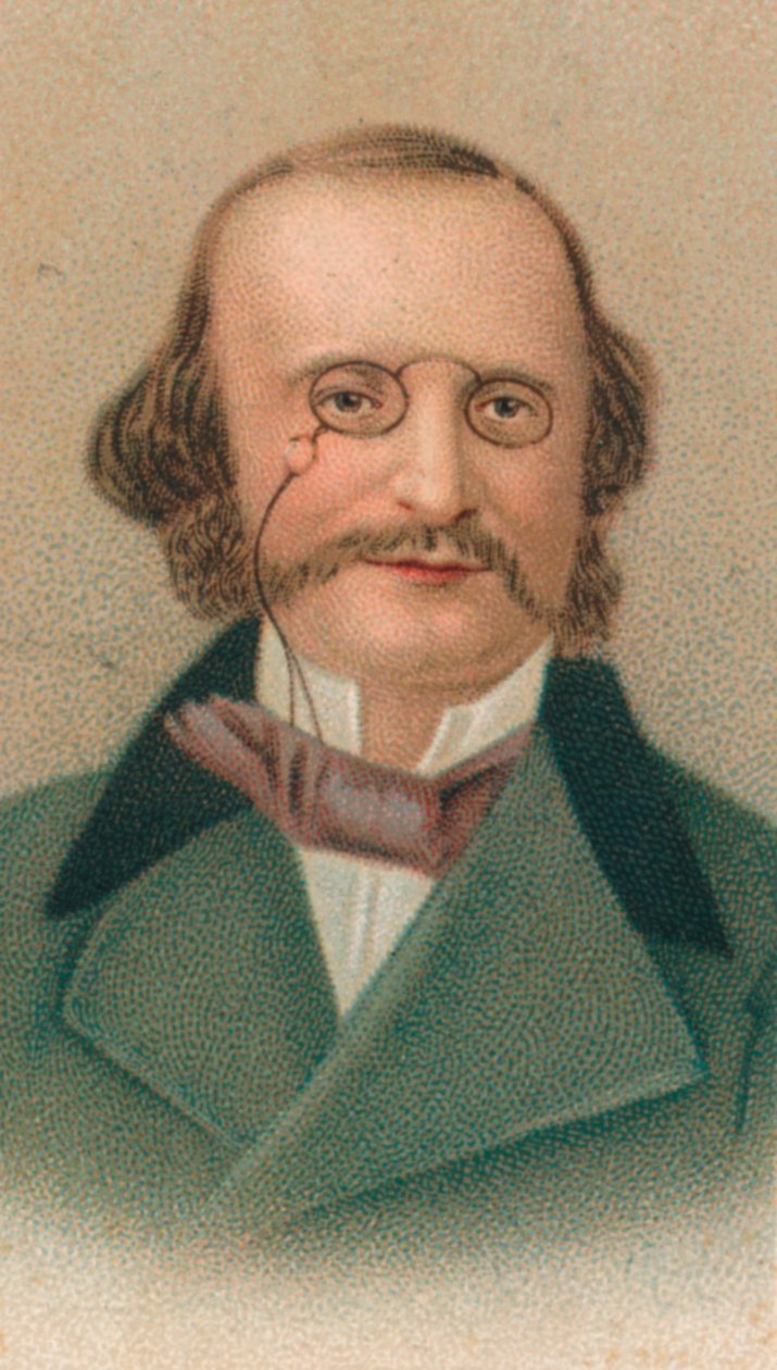 Jacques Offenbach, 1819-1880 tyskfødt fransk komponist, cellist og impresario, 1911 av Unbekannt
