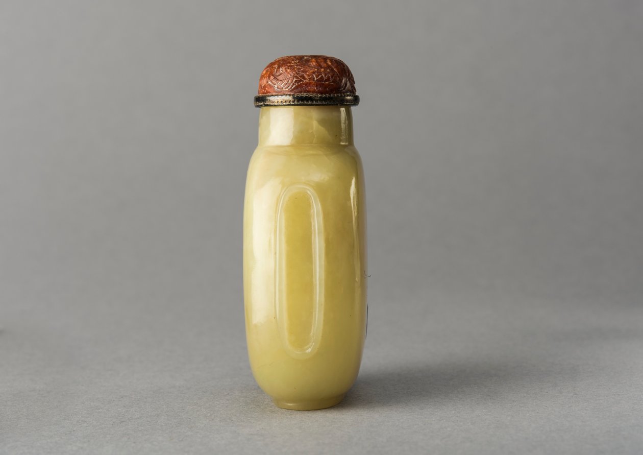 Jade snusflaske, Kina, Qing-dynastiet, 1644-1911. av Unbekannt