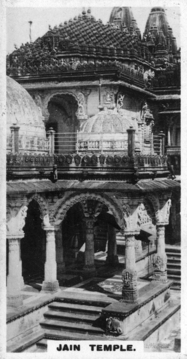 Jain-tempelet, Ahmedabad, India, c1925 av Unbekannt