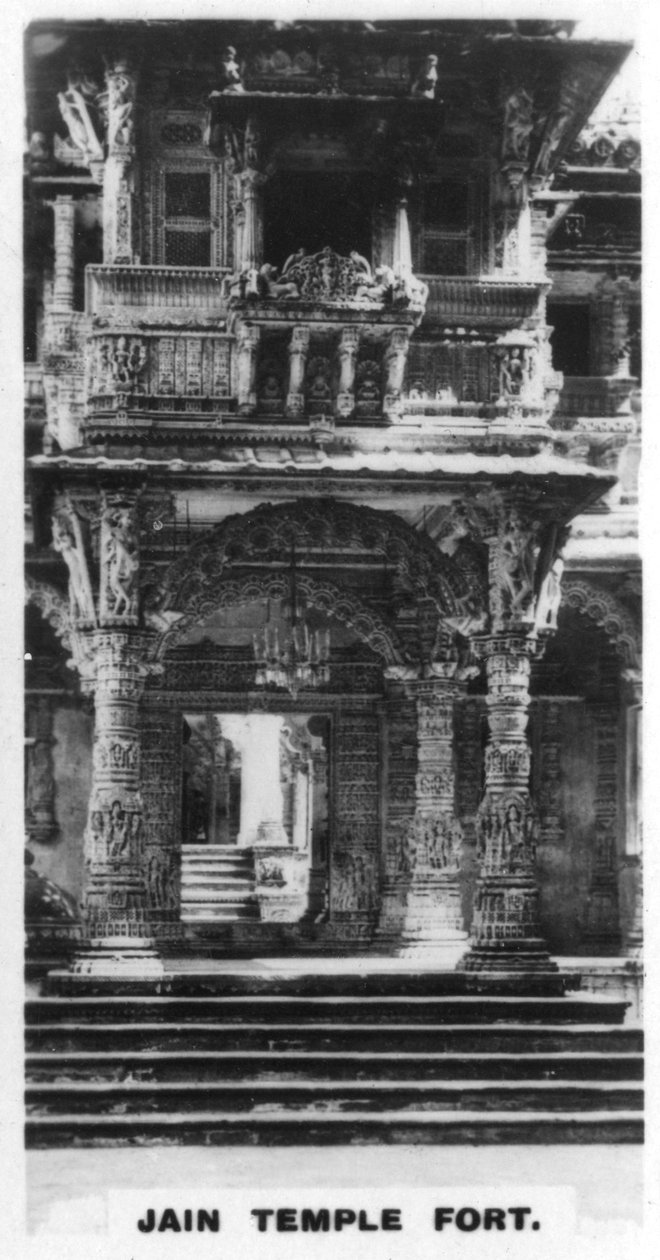 Jain tempelfort, Ahmedabad, India, c1925 av Unbekannt