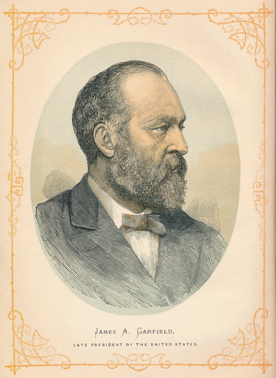 James A Garfield, USAs 20. president, 1893 av Unbekannt