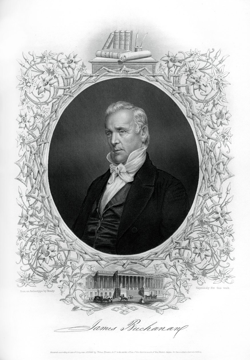 James Buchanan, 15. president i USA, 1862-1867 av Unbekannt