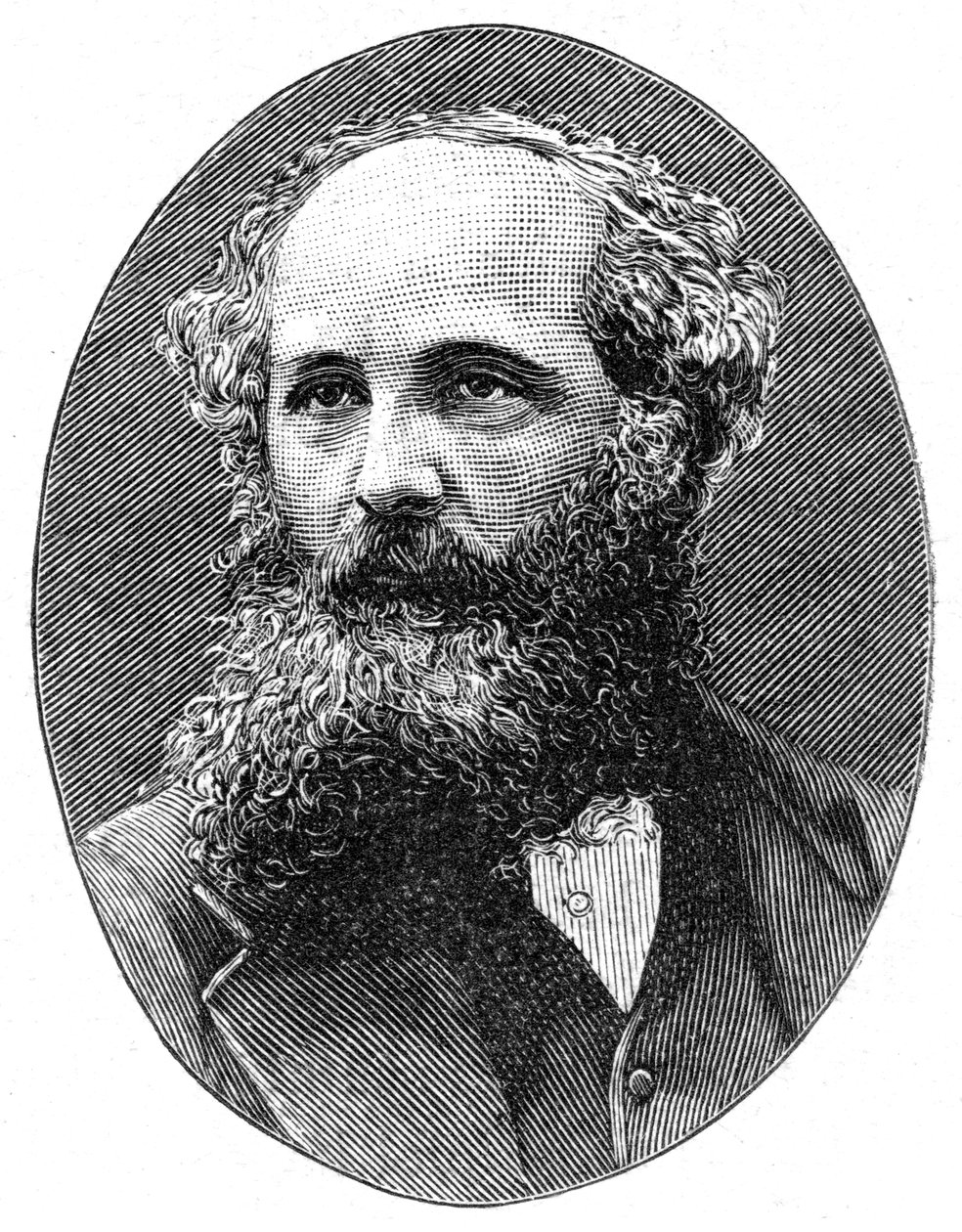 James Clerk Maxwell 1831-1879, skotsk teoretisk fysiker, [1896] av Unbekannt