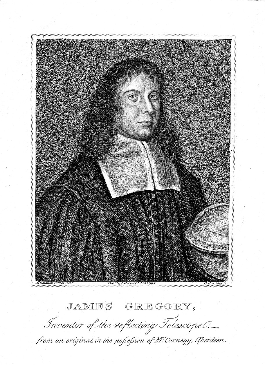 James Gregory , skotsk matematiker og astronom fra 1600-tallet av Unbekannt