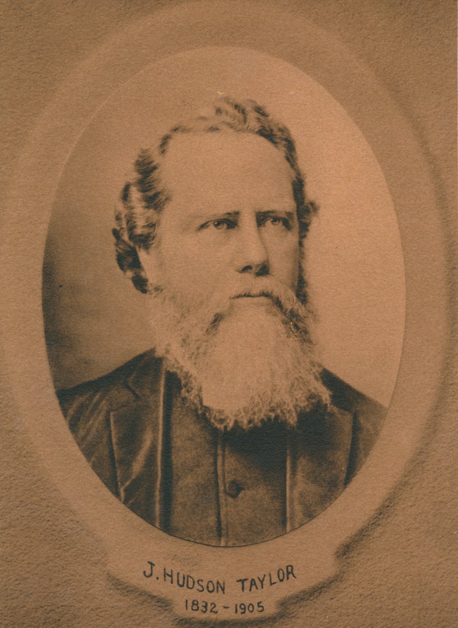 James Hudson Taylor 1832-1905, britisk protestantisk kristen misjonær til Kina, ca 1910-tallet av Unbekannt