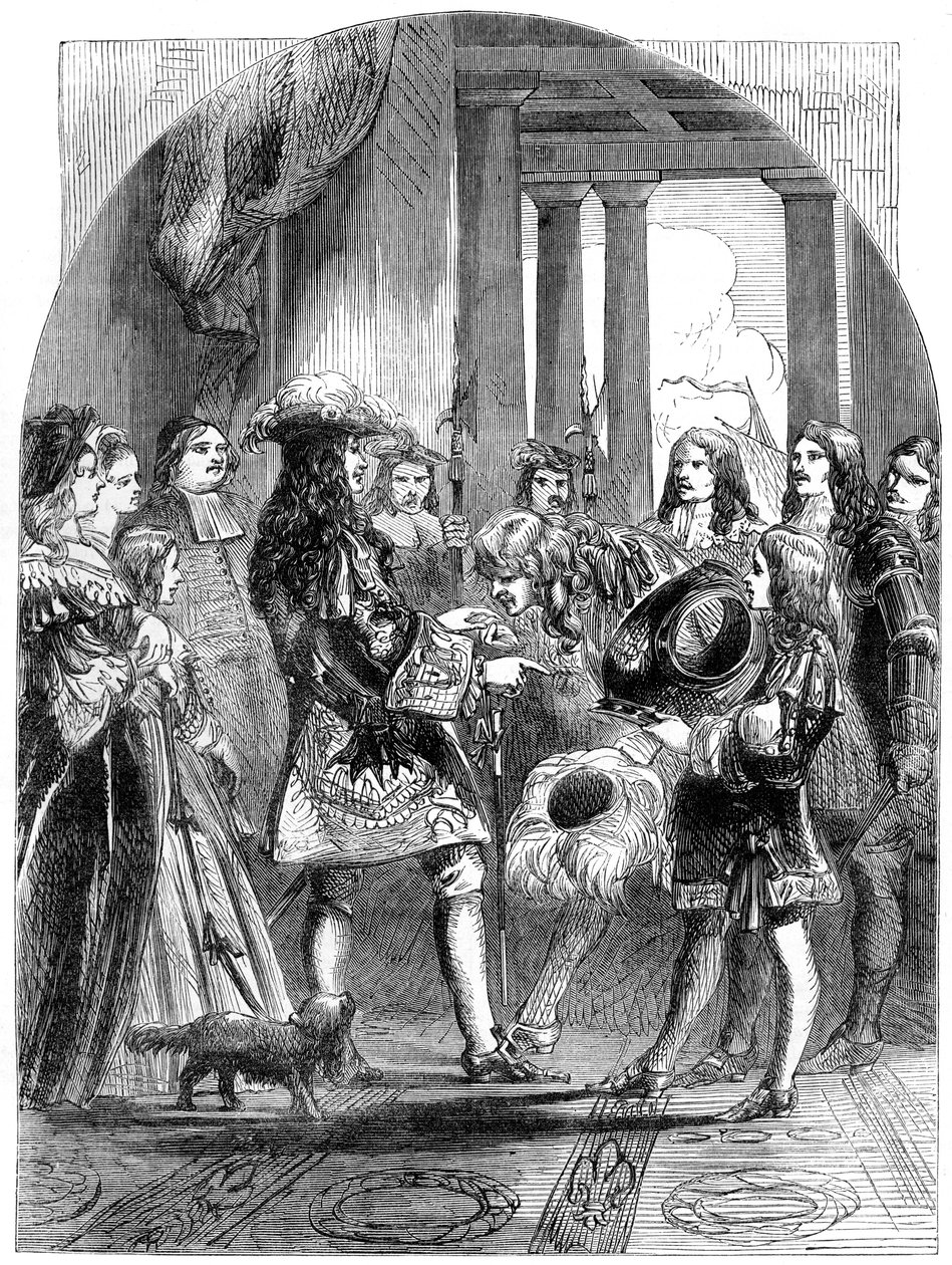 James II tok avskjed med Louis XIV, 1680-tallet, 1800-tallet av Unbekannt