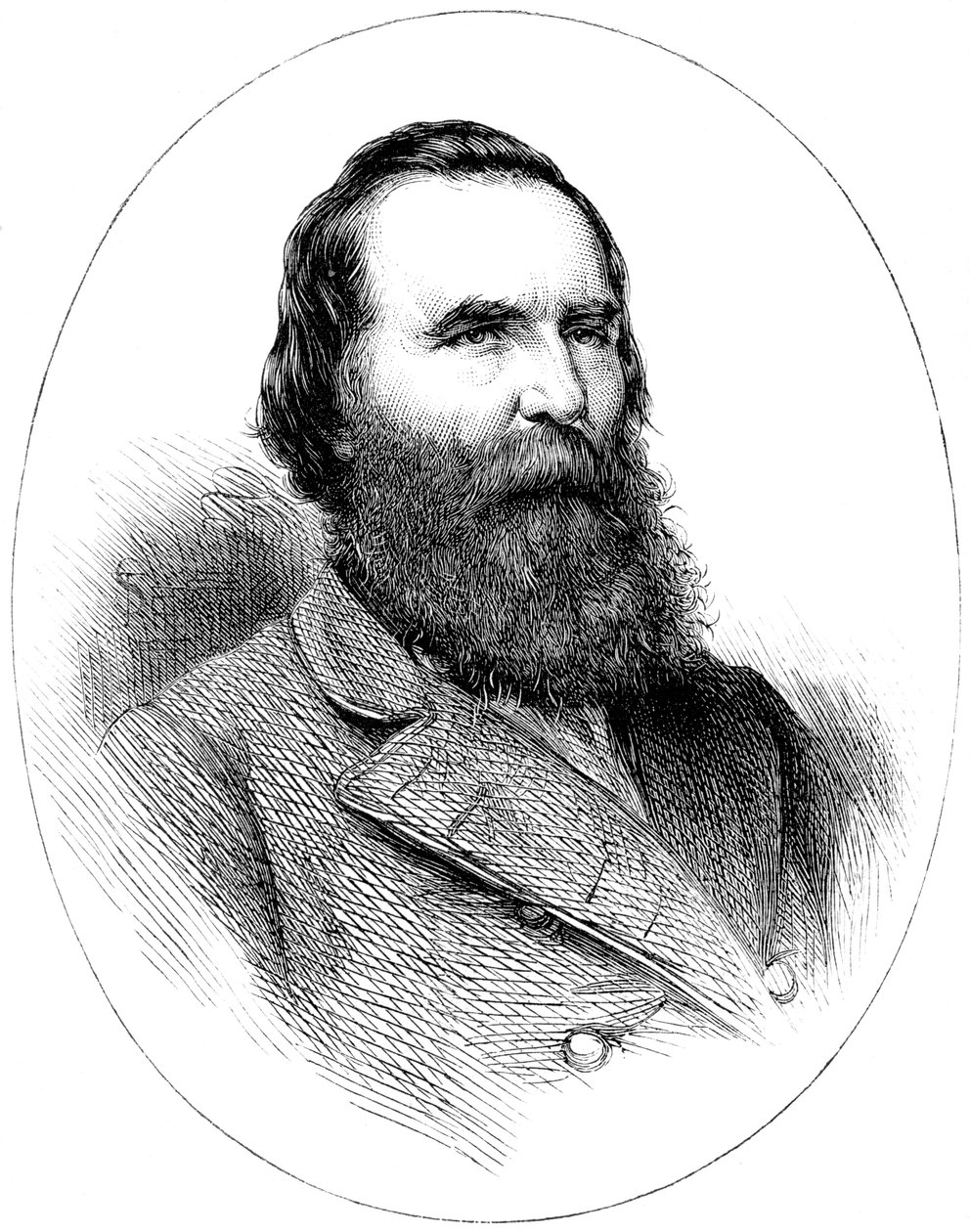 James Longstreet, konføderert general for den amerikanske borgerkrigen, c1880 av Unbekannt