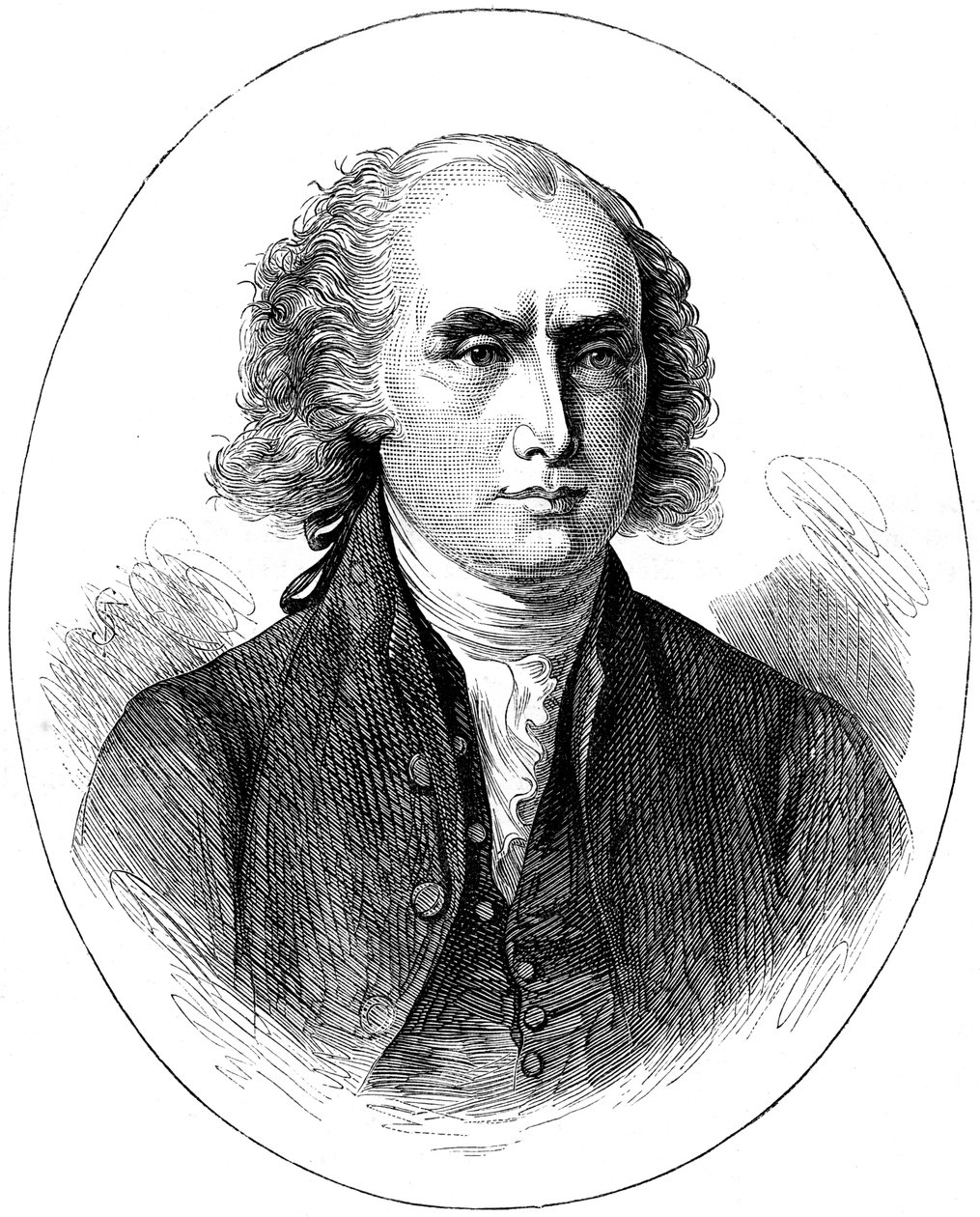 James Madison, USAs fjerde president c1880 av Unbekannt