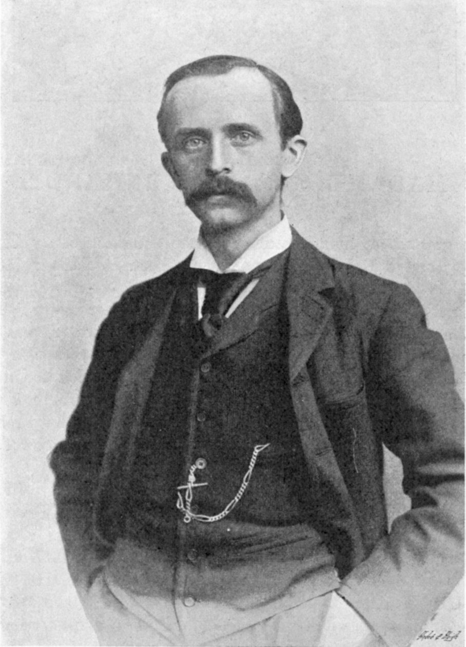James Matthew Barrie 1860-1937, skotsk dramatiker og romanforfatter, c1895 av Unbekannt
