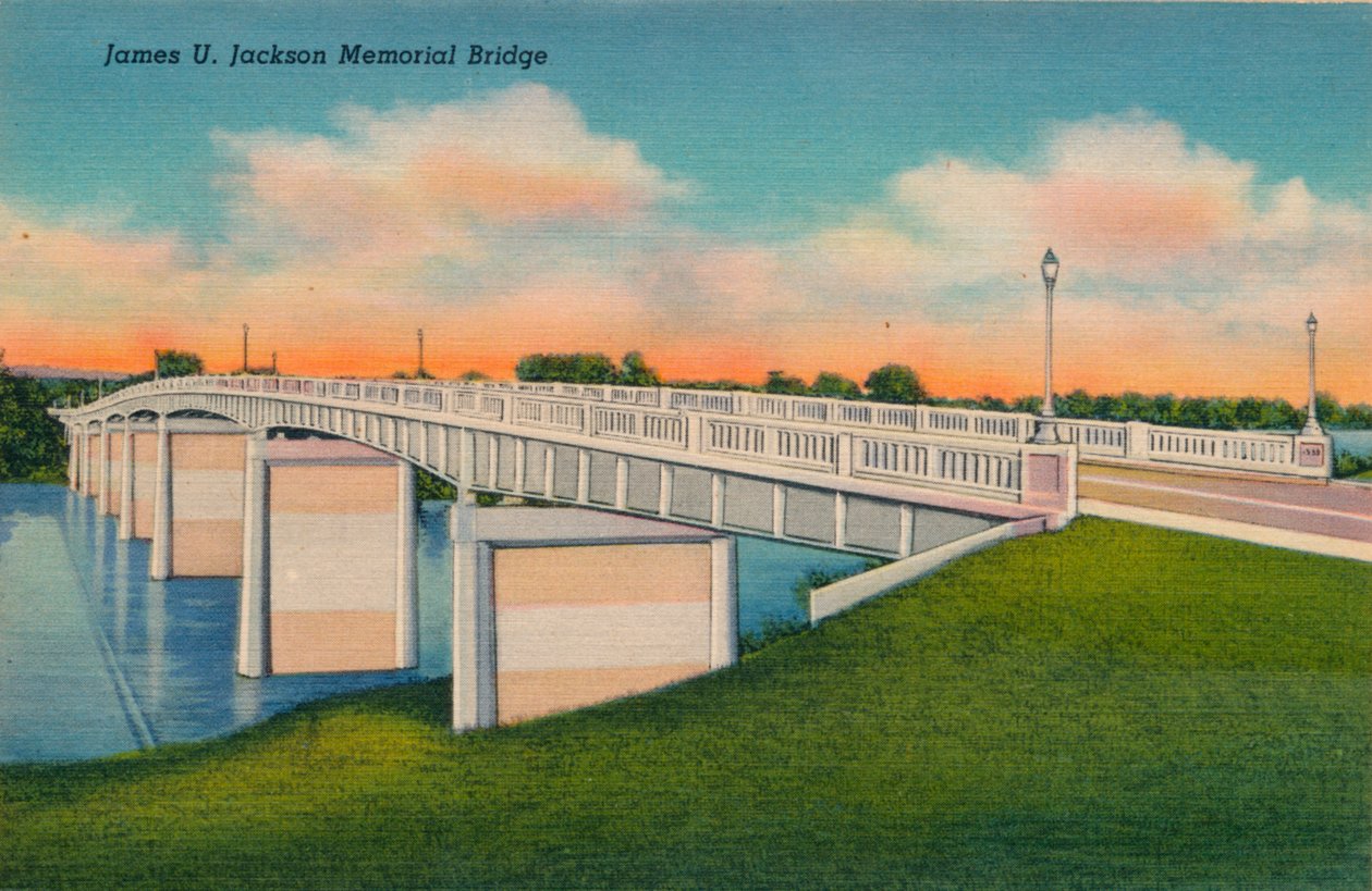 James U. Jackson Memorial Bridge, Augusta, Georgia, 1943 av Unbekannt