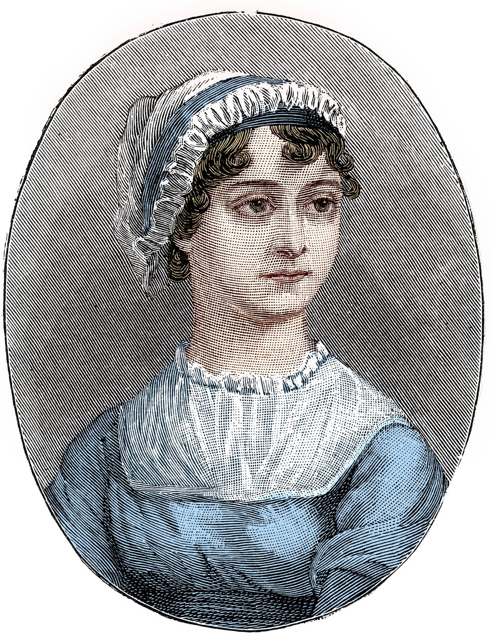 Jane Austen 1775-1817, engelsk forfatter av Unbekannt