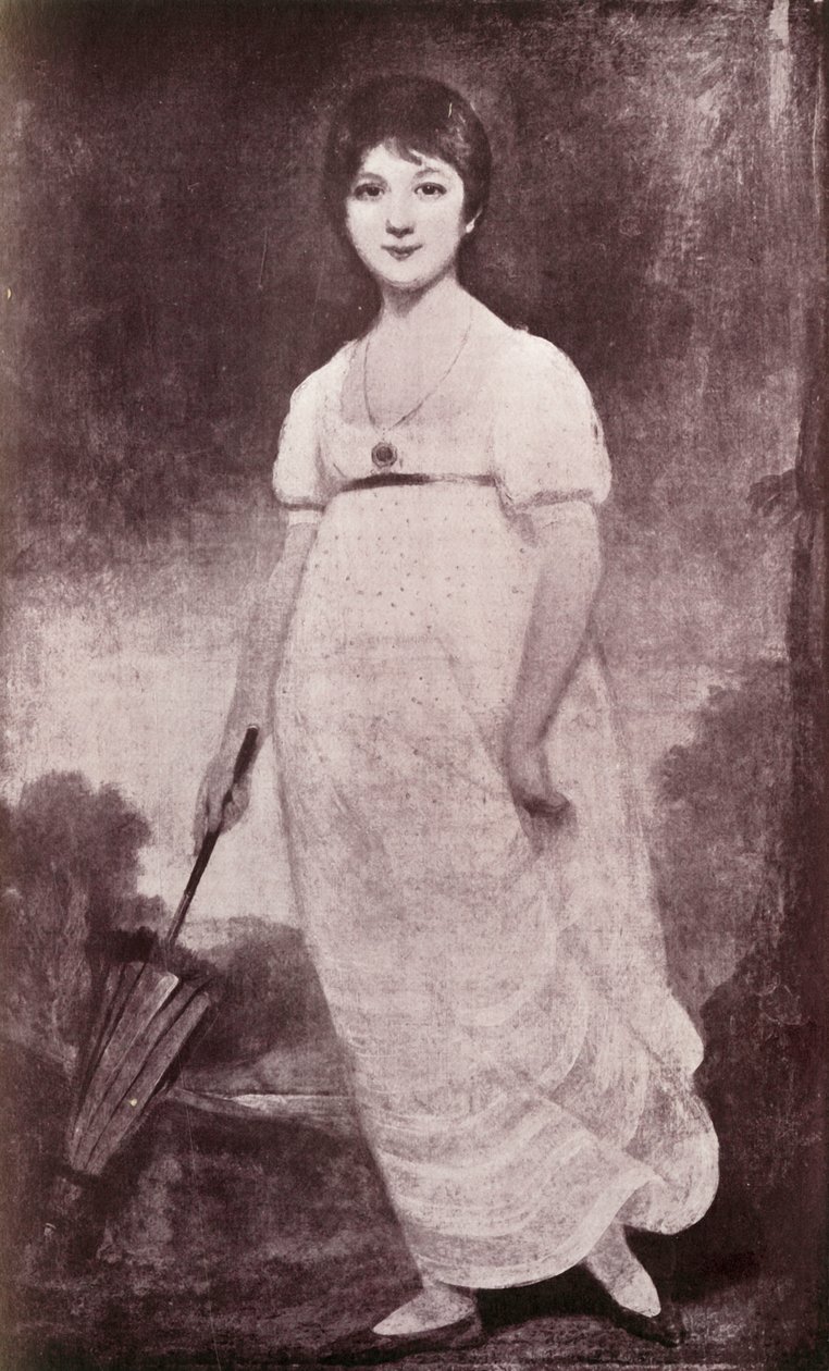 Jane Austen, c1789, 1919 av Unbekannt