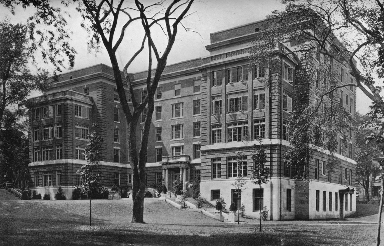 Jane Frances Brown Building for Private Patients, Rhode Island Hospital, Providence, 1922 av Unbekannt