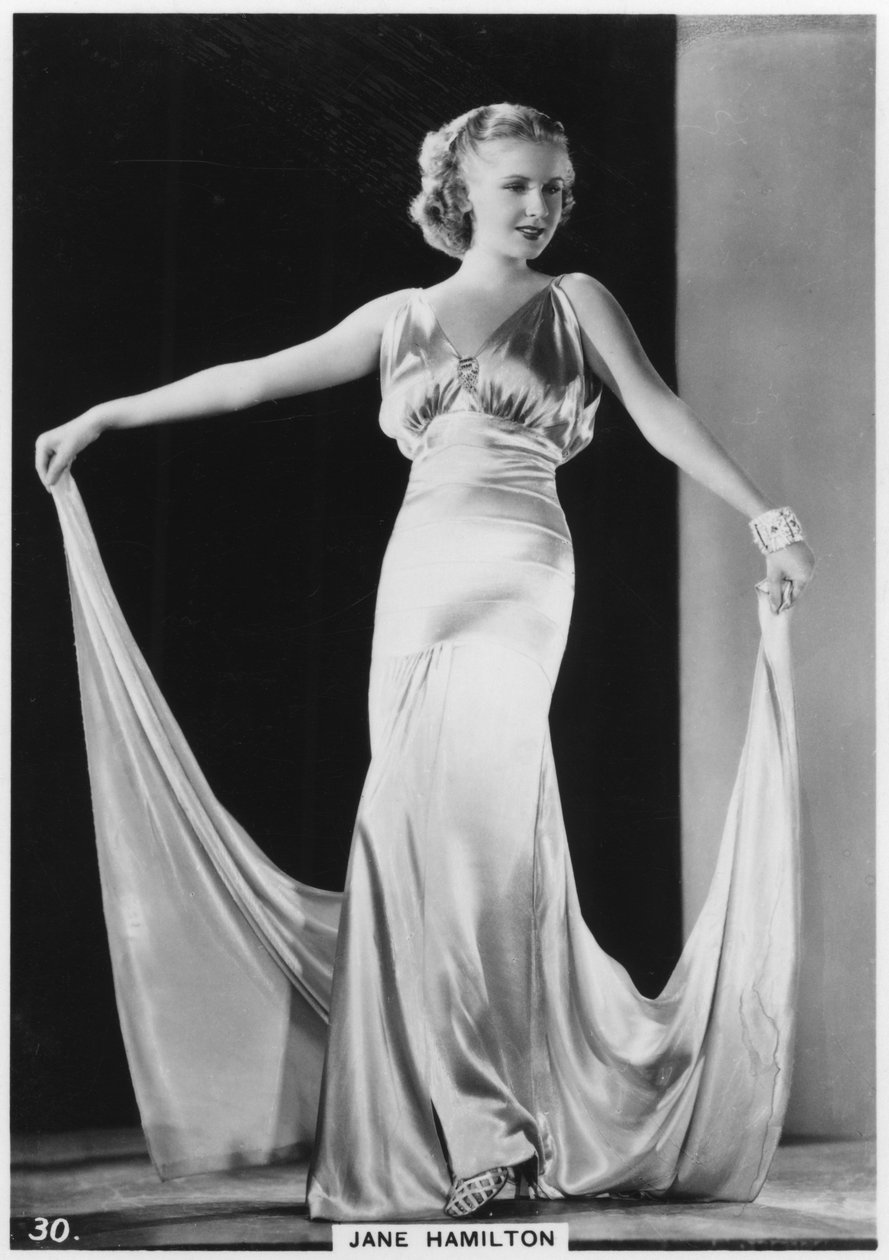Jane Hamilton , amerikansk filmskuespillerinne, c1938 av Unbekannt